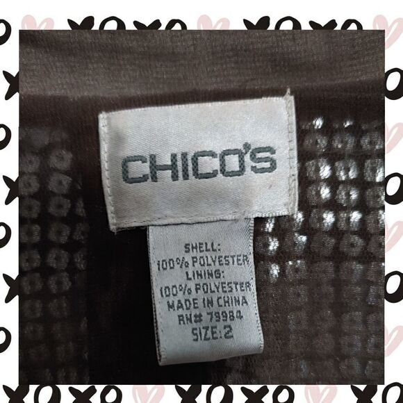 Chico's Women's Jacket Size 2 (Med) EUC - Picture 3 of 15